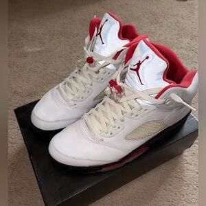 Jordan Fire Red 5’s